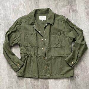 Lucky Brand Utility Jacket in Army Green